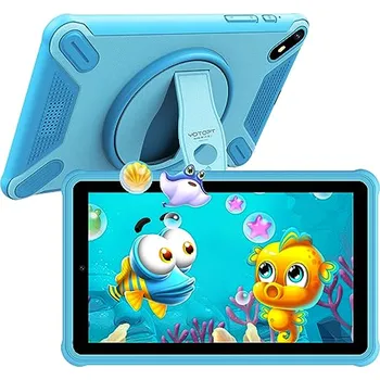 Tablet YOTOPT 7" dětský tablet, dětský tablet se systémem Android, 6GB RAM 64GB ROM (možnost rozšíření o SD), FHD, čtyřjádrový, 5MP+2MP X001TH71CV