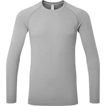 pracovní tričko Premier Tričko NN270, dlouhý rukáv, pánské COT39N27003405-grey heathe 2XL Melír šedá