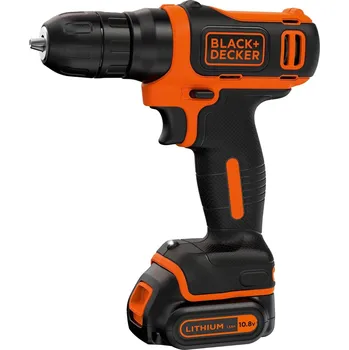 Vrtačka Ultrakompaktní vrtačka Black+Decker Li-Ion (malý akumulátorový šroubovák s ergonomickou měkkou rukojetí a LED pracovním světlem 5035048631812