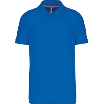 Kariban Polokošile Kariban K241, krátký rukáv, pánská COT20K24134805-light royal 2XL Modrá královská světlá