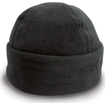 Pracovní přilba Result Headwear Čepice RC 141X s širokou manžetou, fleecová COT28141X00202-black M Černá