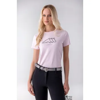 Tričko Equiline -GIULIG- - Sv. růžová/171 - S