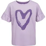 Dívčí triko Lewro BABETTE 140/146 Fialová
