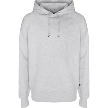 pracovní mikina Pure Waste Mikina s kapucí HDUB, unisex COT74HDUB07701-grey melang S Melír šedá