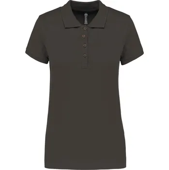 Pánská móda Kariban Polokošile Kariban K255, krátký rukáv, dámská COT20K25567000-dark grey XS Šedá tmavá