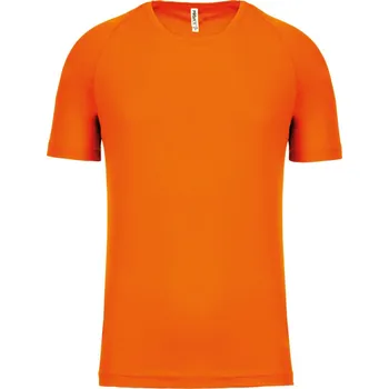 pracovní tričko Kariban Tričko PA438, sportovní, krátký rukáv, pánské COT20P43802901-fluorescent S Oranžová fluorescent