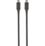 GEMBIRD Kabel USB 3.1 USB C vidlice,z obou stran zlacený 1m černá