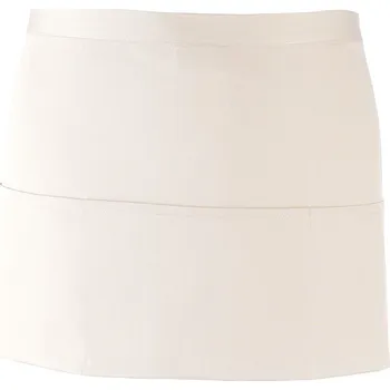 Pracovní zástěra Premier Zástěra Colours PR 155 do pasu s kapsou, krátká COT39015500199-white Bílá UNI