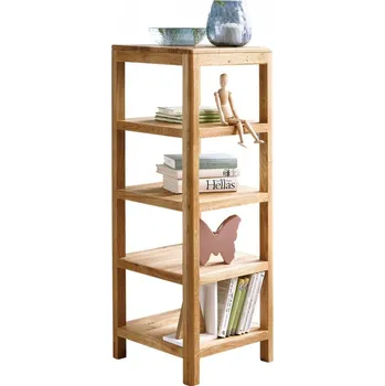 Knihovna Vysoký regál ALO dub masiv