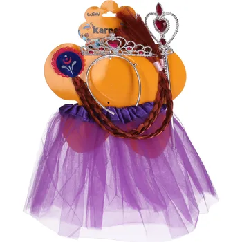 Karnevalový kostým Set karneval - princezna fialová