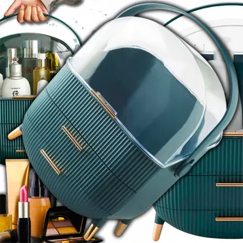 Šperkovnice Organizér RING, šperkovnice na kosmetiku a bižuterii XL, víceúrovňový, Elegantní