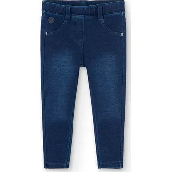 Dívčí legíny Kalhotové legíny, džegíny, tmavě barvy, dívka, Boboli Velikosti: 128