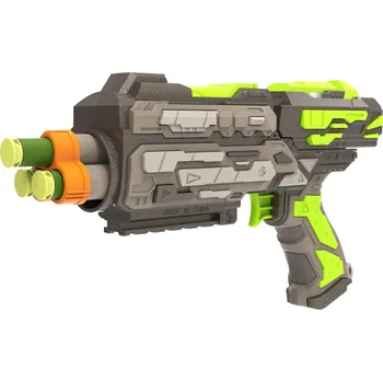 Dětská zbraň Pistole se 6 pěnovými náboji 21 cm