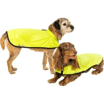 Obleček pro psa Obleček pro psy vesta Trekky funkční pláštěnka neon zelená Velikost: 50 cm