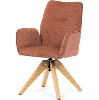 Jídelní židle Autronic Ambient DCH-C2148ORA2 Jídelní židle, hladká látka, oranžová