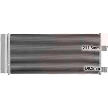 Klimatizace automobilu Kondenzátor, klimatizace VAN WEZEL 37015708