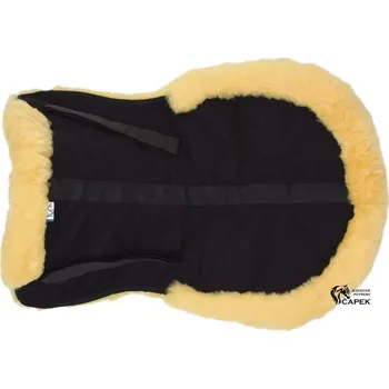 Beránek pod sedlo Snaha -PRAVÝ- - Černá/Přírodní - Full (57cm)