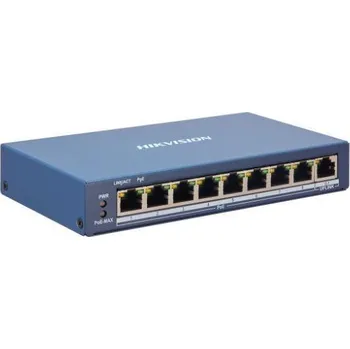 Switch HIKVISION DS-3E1309P-EI, Smart managed switch 8x 100TX PoE + 1x Gb uplink, 110W, Super PoE