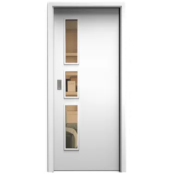 Interiérové dveře SAPELI ELEGANT KOMFORT M33 - START - POSUVNÉ DVEŘE VČ. ZÁRUBNĚ - Bílá Průchozí šířka (cm): 60, Průchozí výška (cm): 197, Typ skla: Planibel bronz