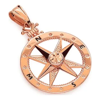 Přívěsek Přívěsek z růžového zlata Kompas IZ24556R + dárkové balení LUXUS zdarma