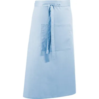 Pracovní zástěra Premier Zástěra Colours PR 158 do pasu, dlouhá COT39015803799-light blue Modrá světlá UNI