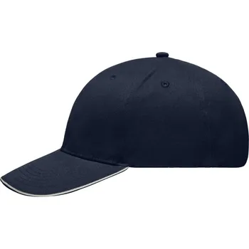 Pracovní přilba Myrtle Beach Kšiltovka MB 6541 sandwich, 6 panelová COT03654196399-navy/white UNI Navy/bílá