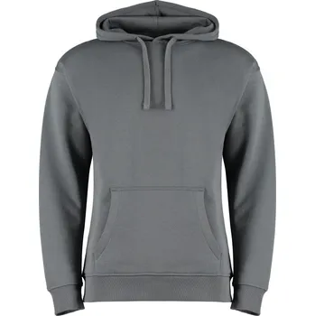 pracovní mikina Kustom Kit Mikina s kapucí KK 333 COT430333aev13-dark grey m 3XL Melír šedá tmavá