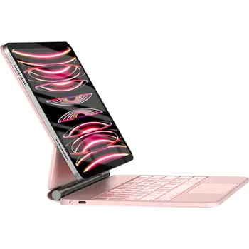 Pouzdro na tablet Pouzdro s klávesnicí HOU pro iPad Air 5., Air 4. generace 11" a 11" iPad Pro (4./3./2./1. generace) s plovoucím magnetickým desi X001SFX66J