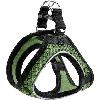 Vodítko pro psa Postroj pro psa Hunter Comfort zelená M/L 58-63 cm