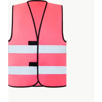 Pracovní oblečení Korntex Vesta Basic KXVW – Wolfsburg, reflexní COT76KXVW08705-neon pink 2XL Růžová neon