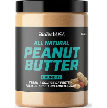 BioTech Peanut Butter 1000g Křupavá