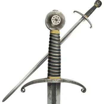 Replika zbraně madhammers VALDEK jedenapůlruční středověký meč