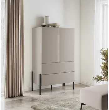 Komoda Vysoký prádelník Jukon S - kašmír