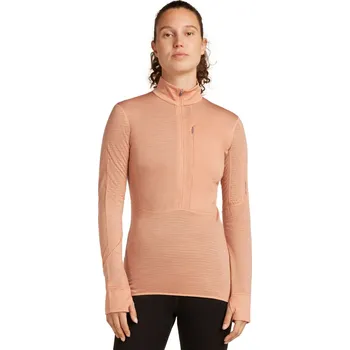 Dámská mikina ICEBREAKER Wmns Mer 200 Realfleece Descender LS Half Z, Desert Sand (vzorek) velikost: S