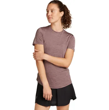 Dámské tričko ICEBREAKER Wmns Mer 125 Cool-Lite Sphere III SS Tee, Carob Hthr (vzorek) velikost: S