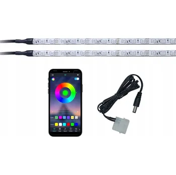 LED osvětlení LED pásky do PC, tuning, s dálkovým ovládáním, 2x 30cm RGB