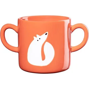 Hrneček Asa BUDDIES, oranžový s liškou