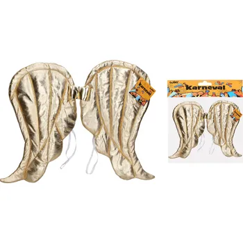 Karnevalový kostým Set karneval - zlaté křídla 50x40 cm