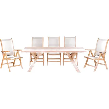 Zahradní sestava DEOKORK Teaková sestava SPIDER DIVA