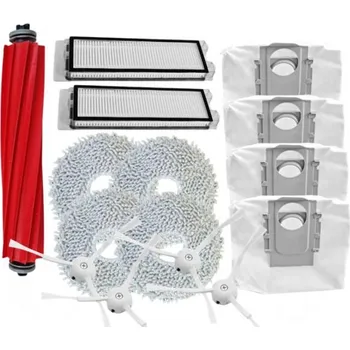 Sada příslušenství pro robotický vysavač HEPA filtry, kartáče, mopy k vysavači ROBOROCK Qrevo MaxV White 15ks sada