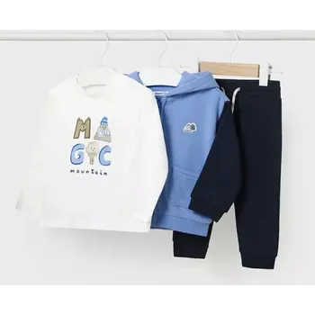 Chlapecká 3-dílná tepláková souprava Mayoral 2819-56 modrá velikost 98 (2819-56)