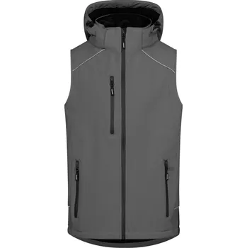 pracovní vesta Promodoro Vesta Promodoro 7840, softshellová, pánská COT40784065015-steel grey 5XL Šedá ocelová
