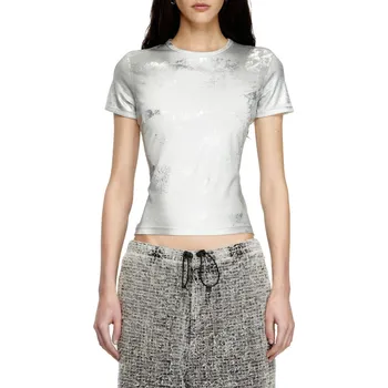 TRIČKO DIESEL T-UNCUTIE-LONG-Q5 T-SHIRT GREY