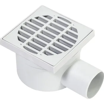 podlahová vpusť Podlahová vpusť DAKOTA DN50 boční plastová 105 x 105 mm šedá