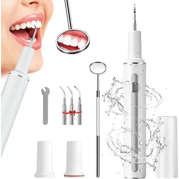 Elektrický zubní kartáček Sada na čištění zubů, prabensei elektrická sada na čištění zubů pro domácí péči o zuby, 3 režimy se 3 čisticími hlavicemi, vodot X001JO13V9