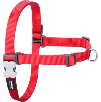 Vodítko pro psa Postroj pro psa Red Dingo 59-84 cm Červená M/L