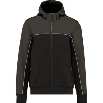 pracovní bunda Kariban Bunda Kariban WK450, softshellová COT20W45081001-black/dark S Černá/šedá tmavá