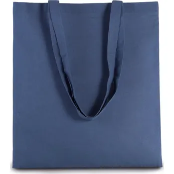KiMood Taška KI 0223, bavlněná, krátké ucho, objem 13l COT19022332599-iris blue UNI Modrá iris