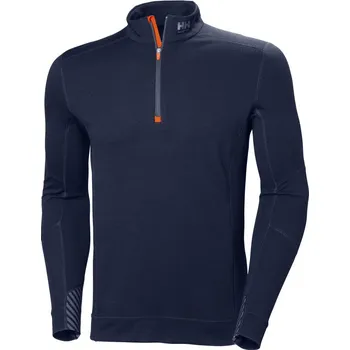 pracovní tričko Helly Hansen Tričko LIFA Merino 75107 s 1/2 zip, funkční, dlouhý rukáv, pánské COT59510700302-navy M Navy