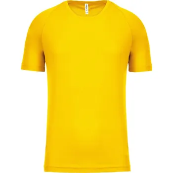 pracovní tričko Kariban Tričko PA438, sportovní, krátký rukáv, pánské COT20P438a2701-true yellow S Žlutá